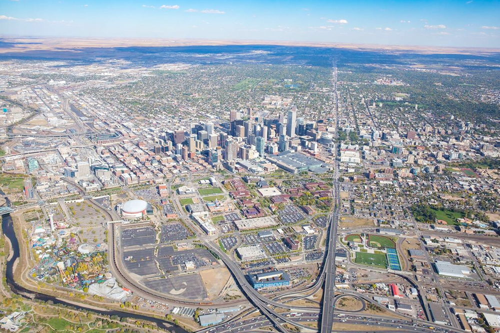 Aerial Photo of Downtown Denver - Cheapest Time