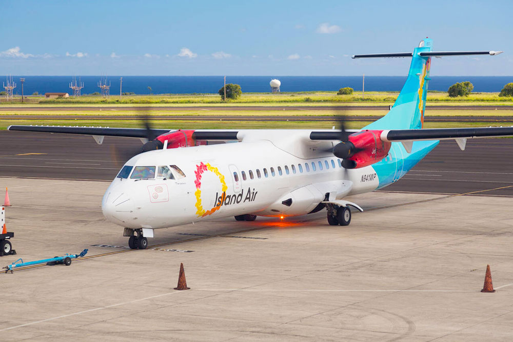 Island Air at the Lihue Terminal on the Hawaiian Island of Kauai - Cheapest Time